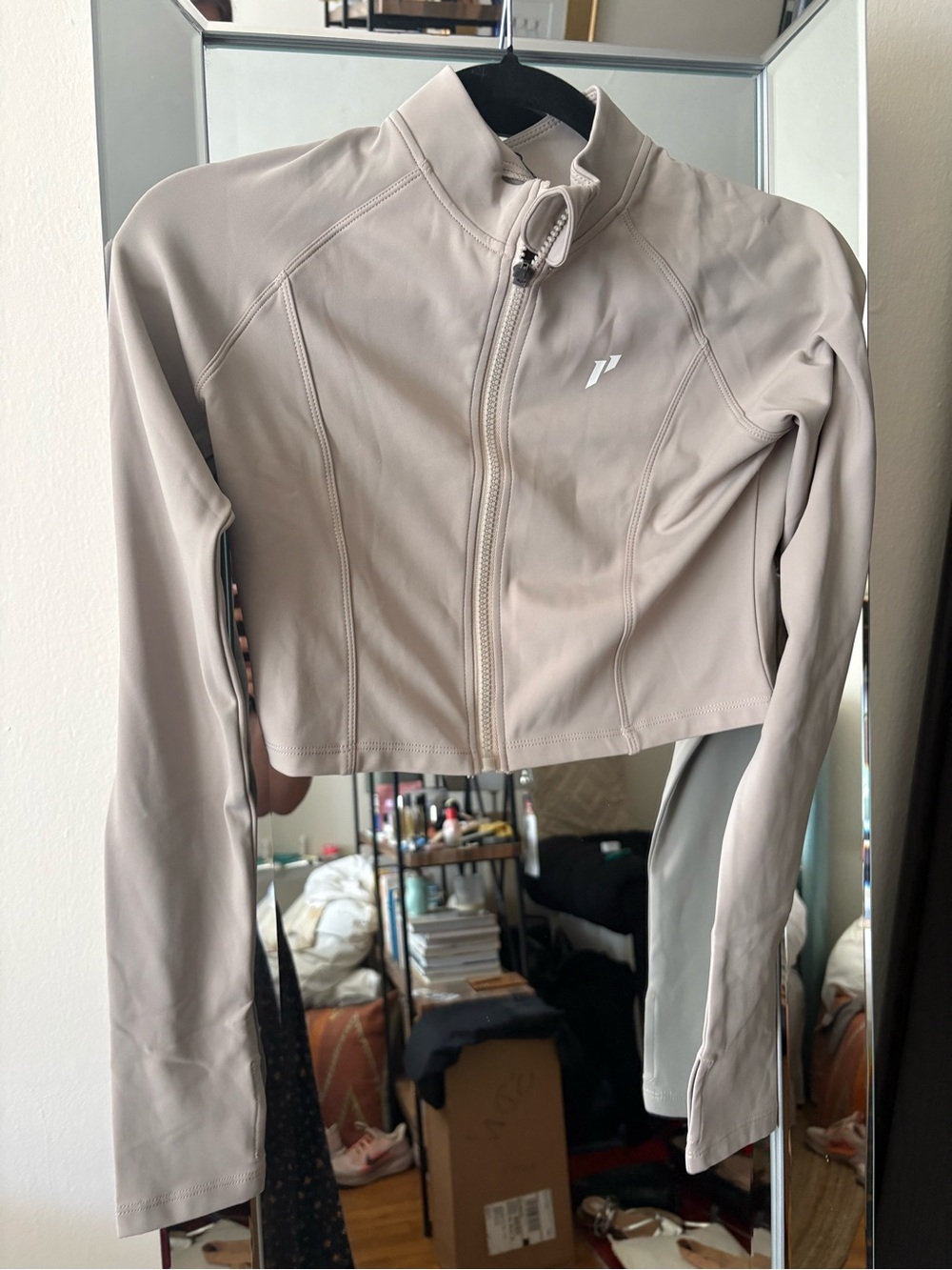 First Phorm Cropped Zip-Front Jacket